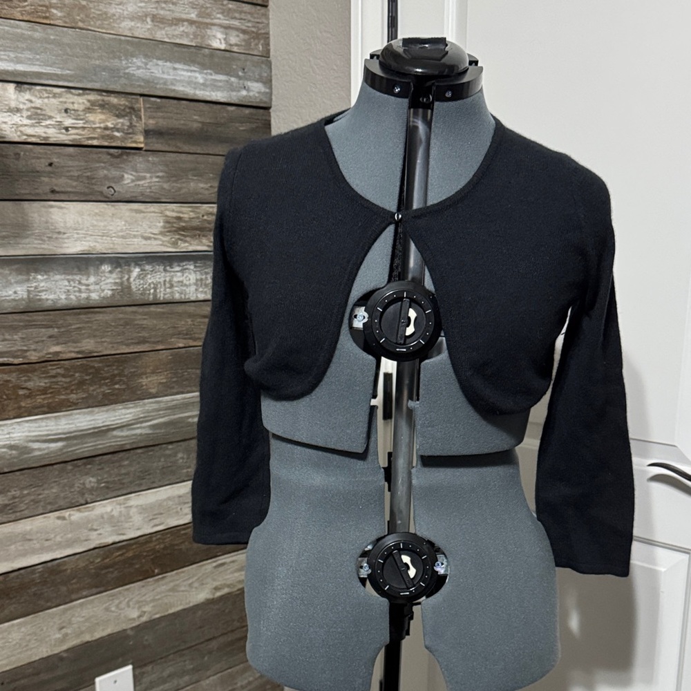 Express Black Cropped Cardigan